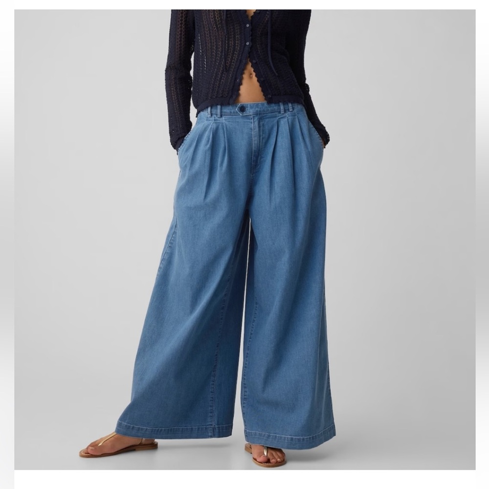 Gap x Doen Denim High Rise Trousers - Picture 2 of 8